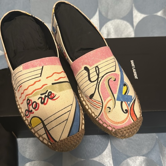 Brandnew YSL Espadrille Violin Multi Color - Picture 2 of 5